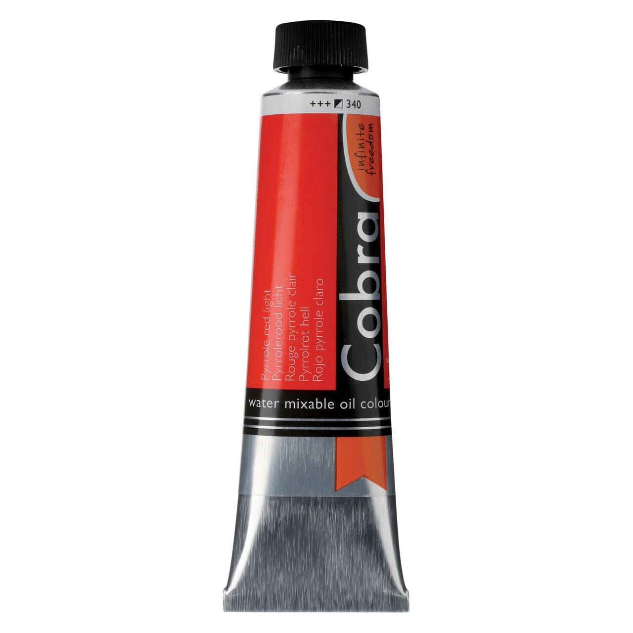Cobra Water Mixable Oil Colour 40ml, Pyrrole Red Light